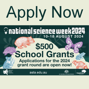 Apply now for a 2024 National Science Week school grant!